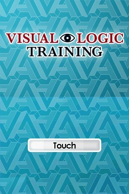 Visual Logic Training title screen for Nintendo DS