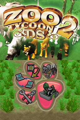 Zoo Tycoon 2 title screen for Nintendo DS