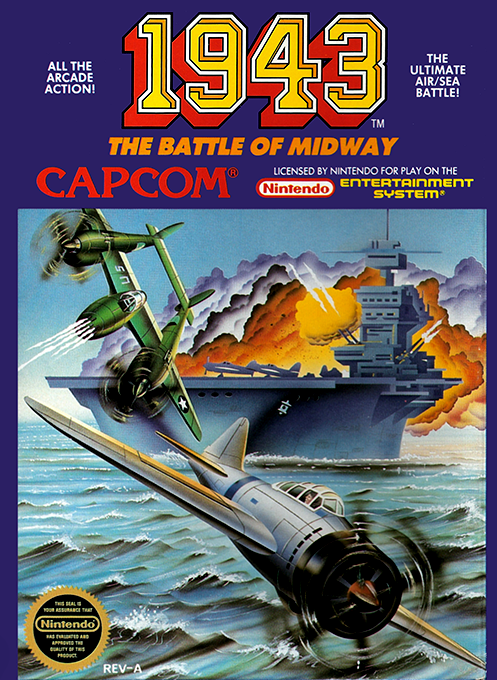 1943: The Battle of Midway box art for NES