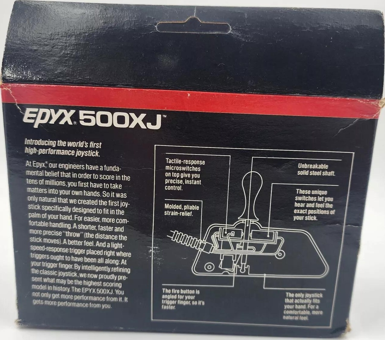 500XJ Epyx box art for NES