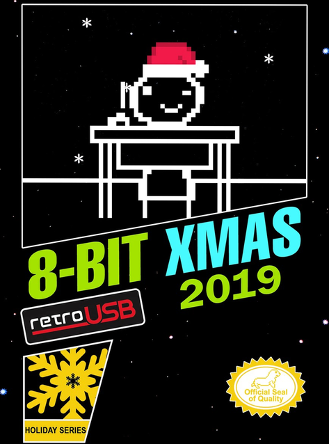 8-BIT XMAS 2019 box art for NES