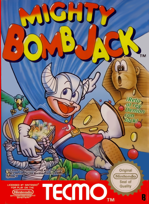 Mighty Bomb Jack box art for Famicom