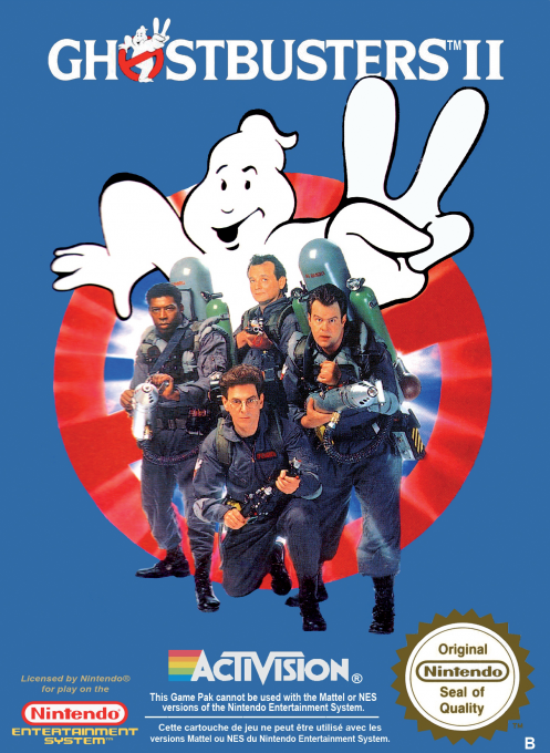 New Ghostbusters II box art for Famicom