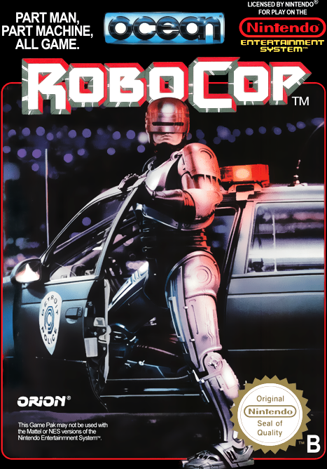RoboCop box art for Famicom