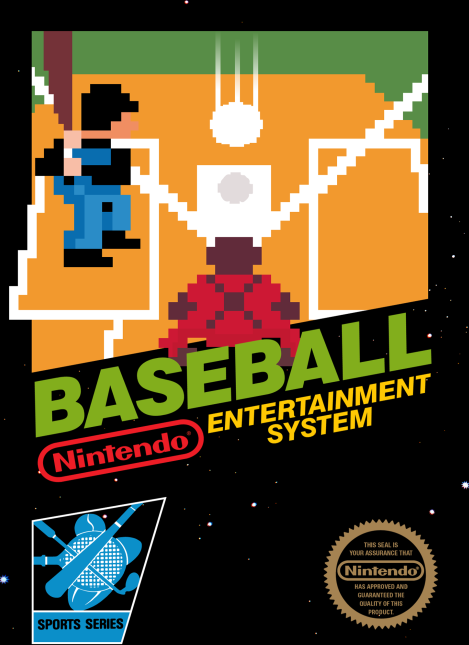 Baseball [5 Screw] box art for NES
