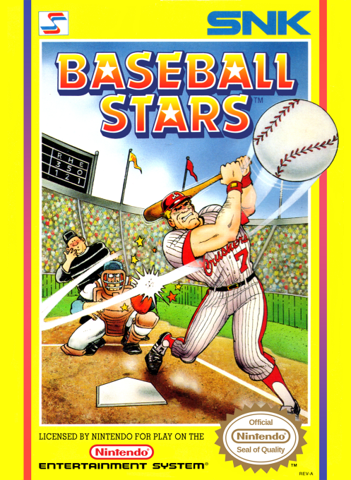 Baseball Stars box art for NES