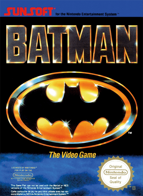 Batman box art for NES