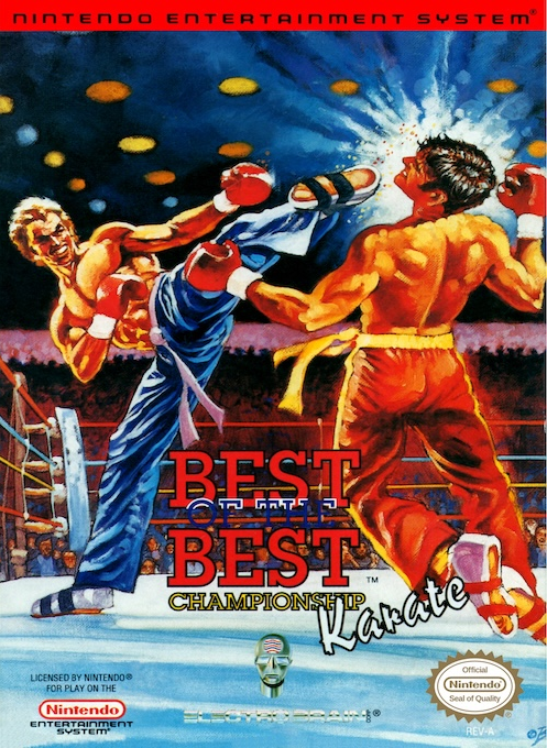 Best of the Best Championship Karate box art for NES