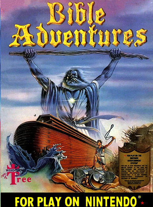 Bible Adventures box art for NES