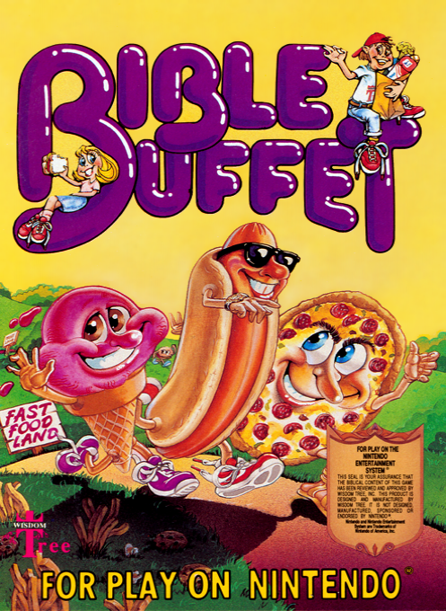 Bible Buffet box art for NES