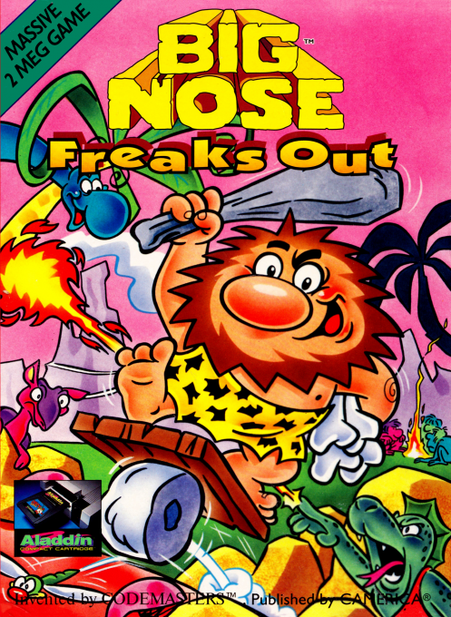 Big Nose Freaks Out box art for NES