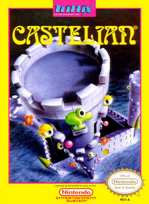 Castelian box art for NES