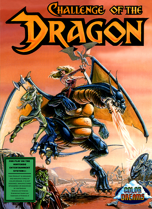 Challenge of the Dragon box art for NES