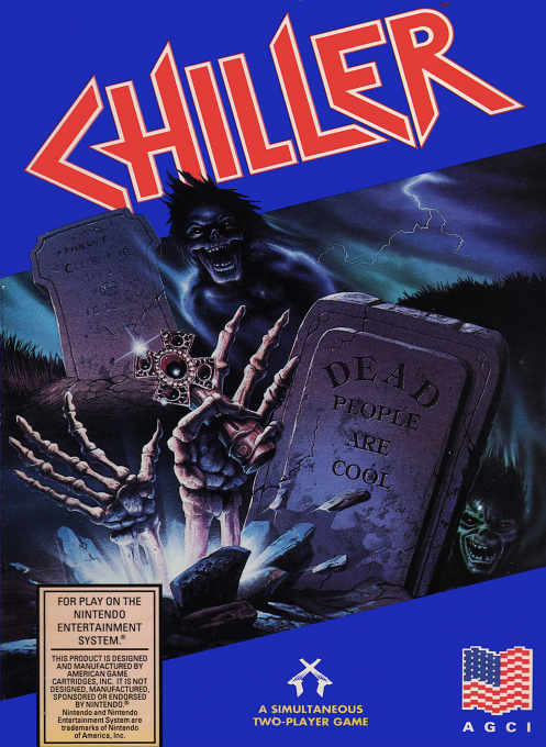 Chiller box art for NES