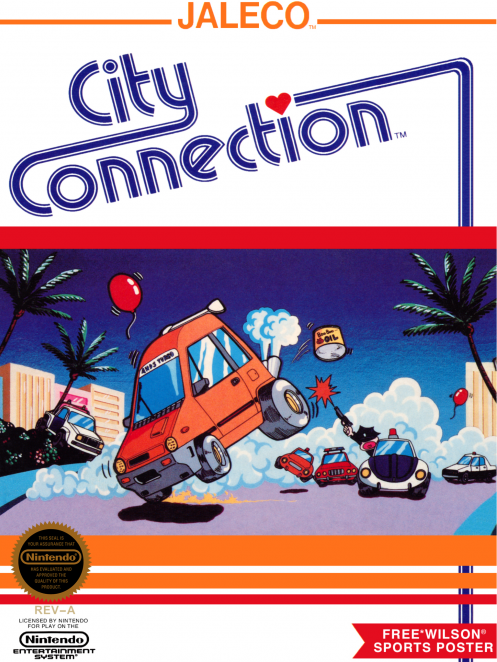 City Connection box art for NES