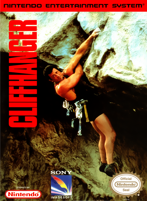 Cliffhanger NES box art