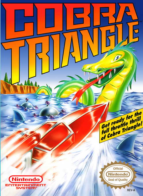 Cobra Triangle box art for NES