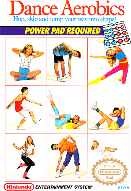 Dance Aerobics box art for NES