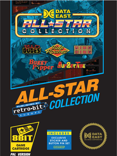 Data East All-Star Collection box art for NES