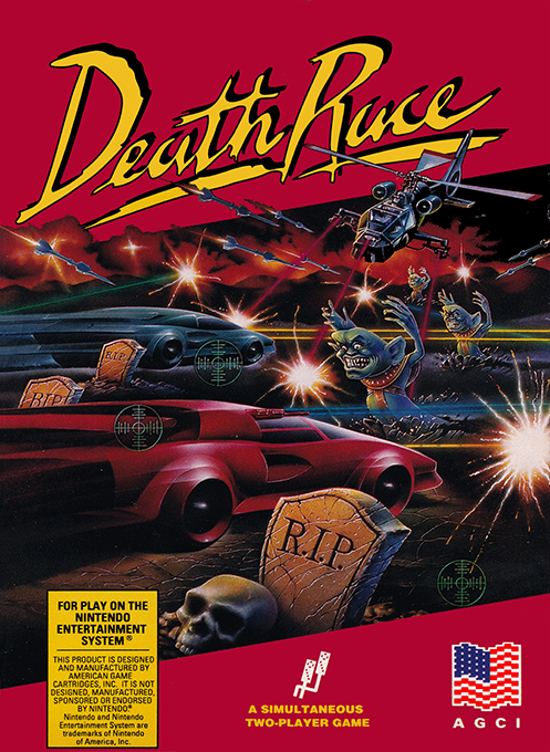 Death Race box art for NES