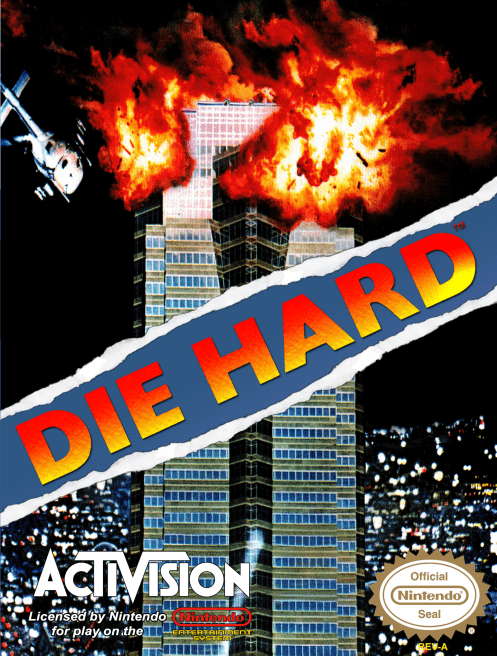 Die Hard box art for NES