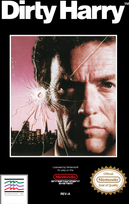 Dirty Harry box art for NES