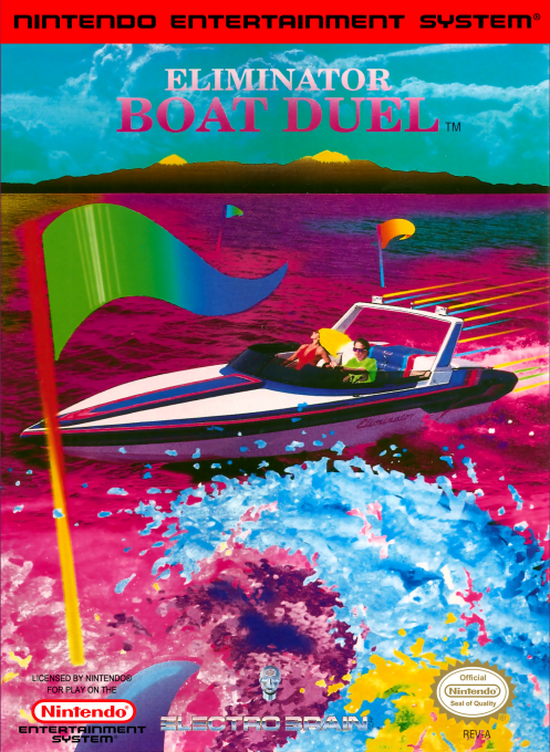 Eliminator Boat Duel box art for NES