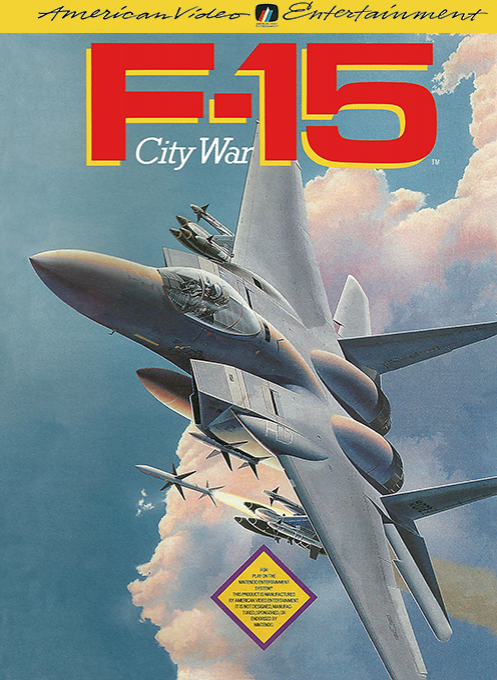 F-15 City War box art for NES