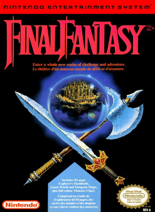 Final Fantasy NES box art