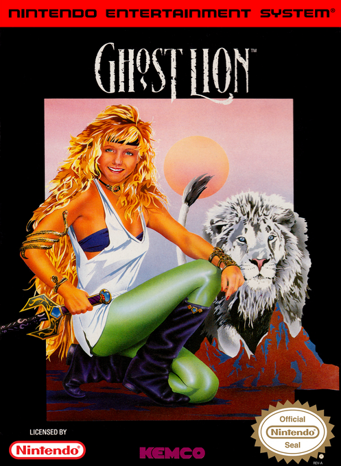 Ghost Lion box art for NES