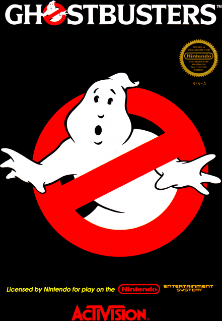 Ghostbusters box art for NES