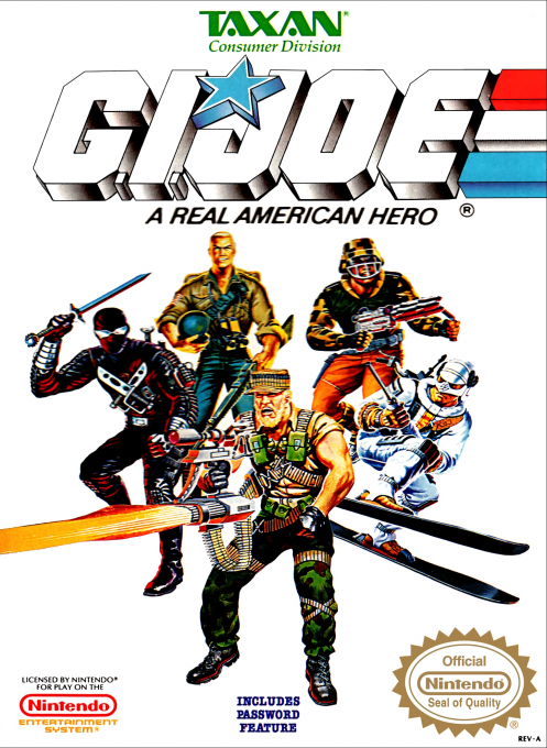 G.I. Joe: A Real American Hero box art for NES