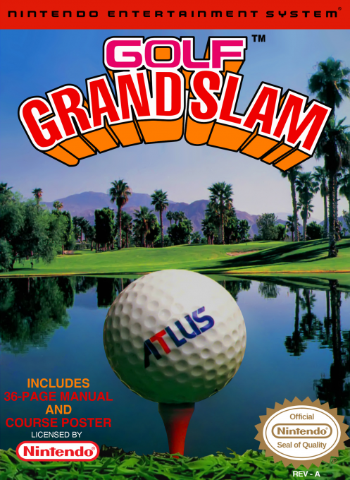 Golf Grand Slam box art for NES