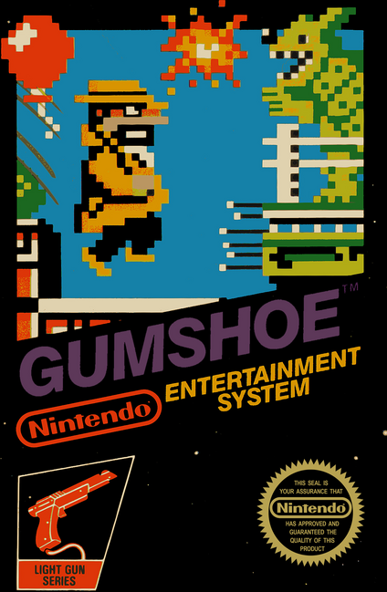 Gumshoe box art for NES