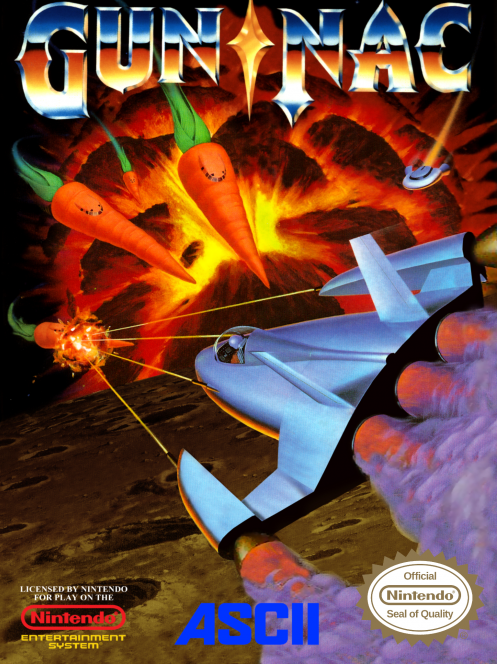 Gun-Nac box art for NES