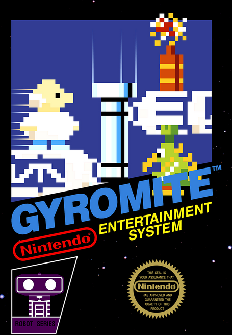 Gyromite box art for NES