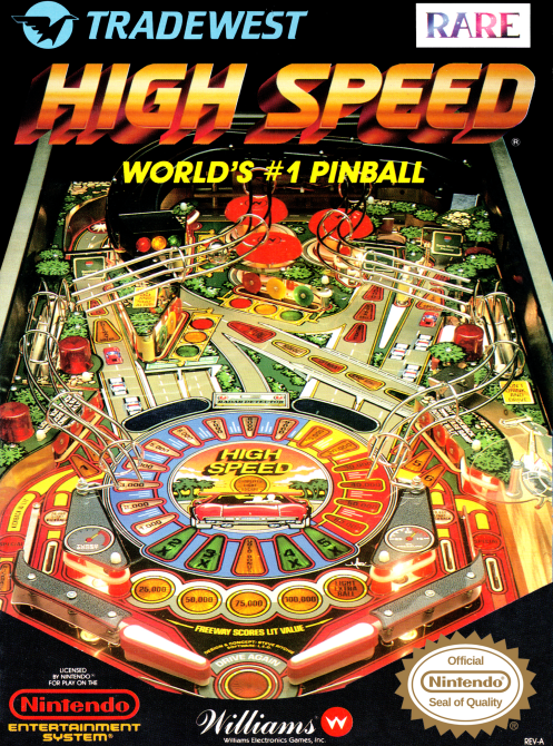 High Speed box art for NES