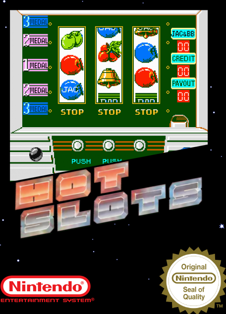 Hot Slots box art for NES