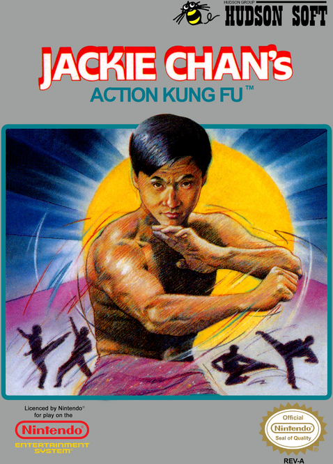 Jackie Chan's Action Kung Fu box art for NES