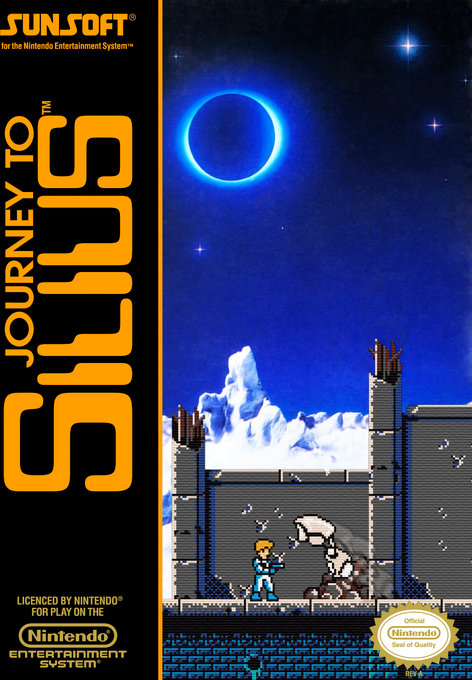 Journey to Silius box art for NES