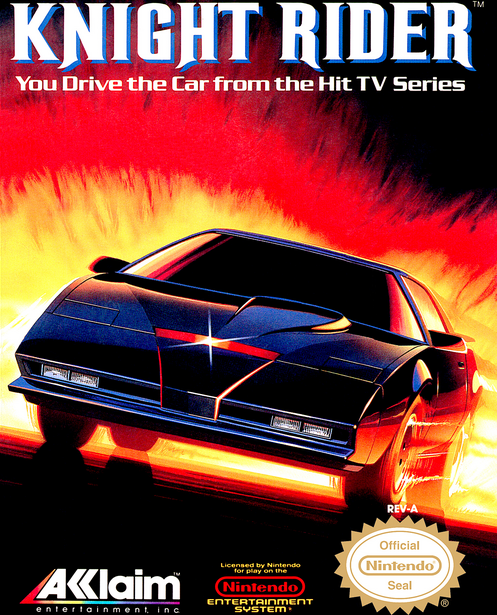 Knight Rider box art for NES