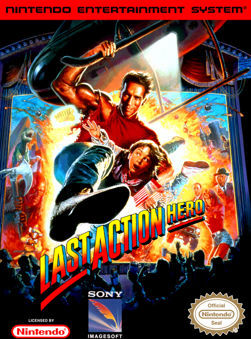 Last Action Hero box art for NES