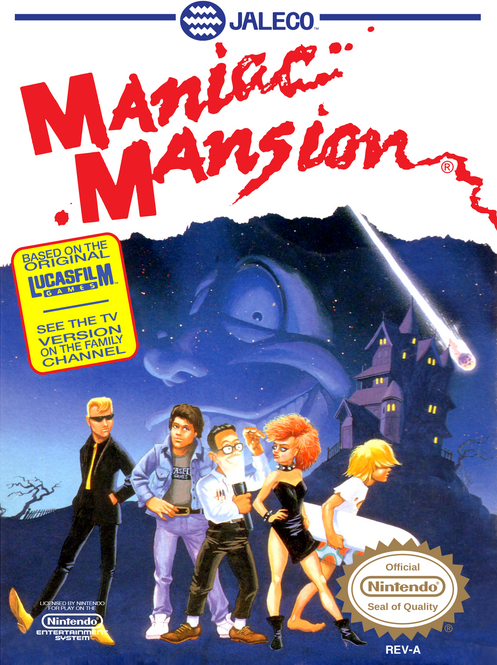 Maniac Mansion [Premium Edition] box art for NES