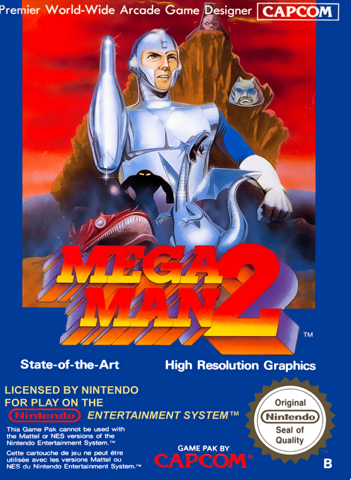 Mega Man 2 [Europa Version] box art for NES