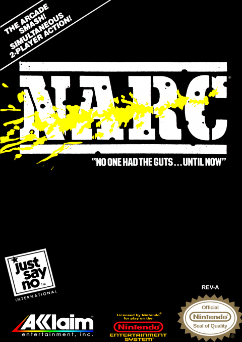 NARC box art for NES