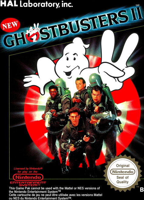 New Ghostbusters II box art for NES