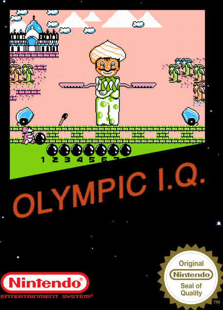 Olympic IQ box art for NES