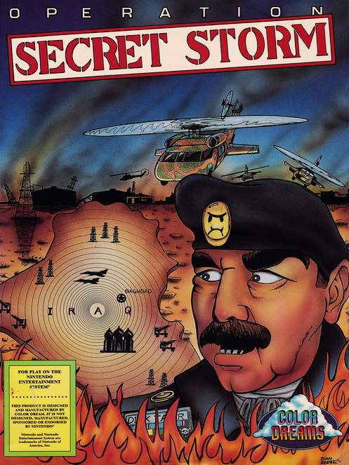 Operation Secret Storm box art for NES