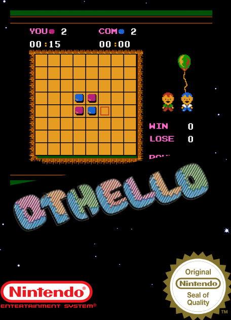 Othello box art for NES