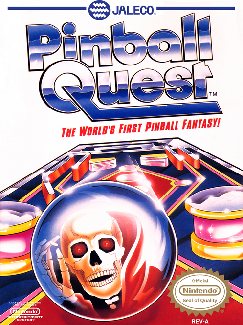 Pinball Quest box art for NES